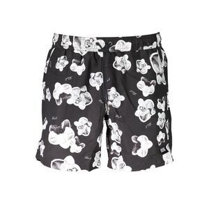 Karl Lagerfeld Nero Polyester Men's Swim Men's Boxer